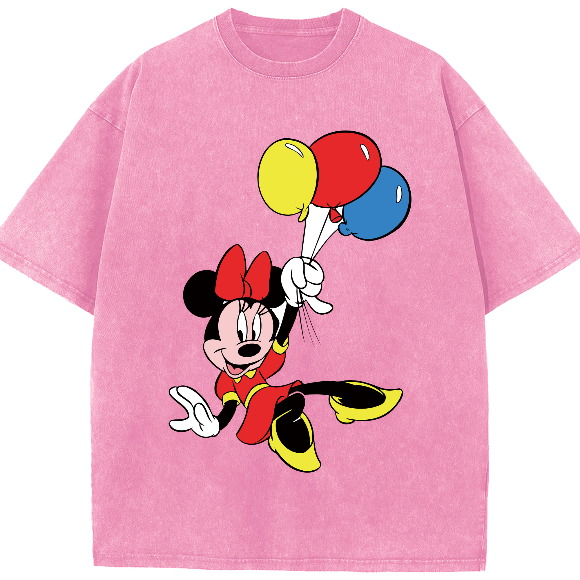 （画像用） ミッキーマウス Mickey Mouse 綿100% ヴィンテージ風 半袖Tシャツ（フロントプリント）